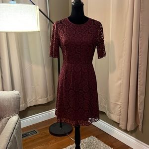 Madewell maroon dress